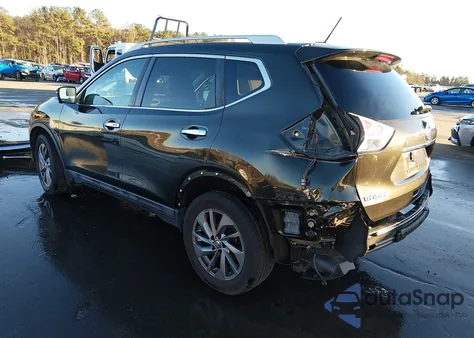 2016 Nissan Rogue Sl из США, поврежденный, VIN 5N1AT2MV9GC811183